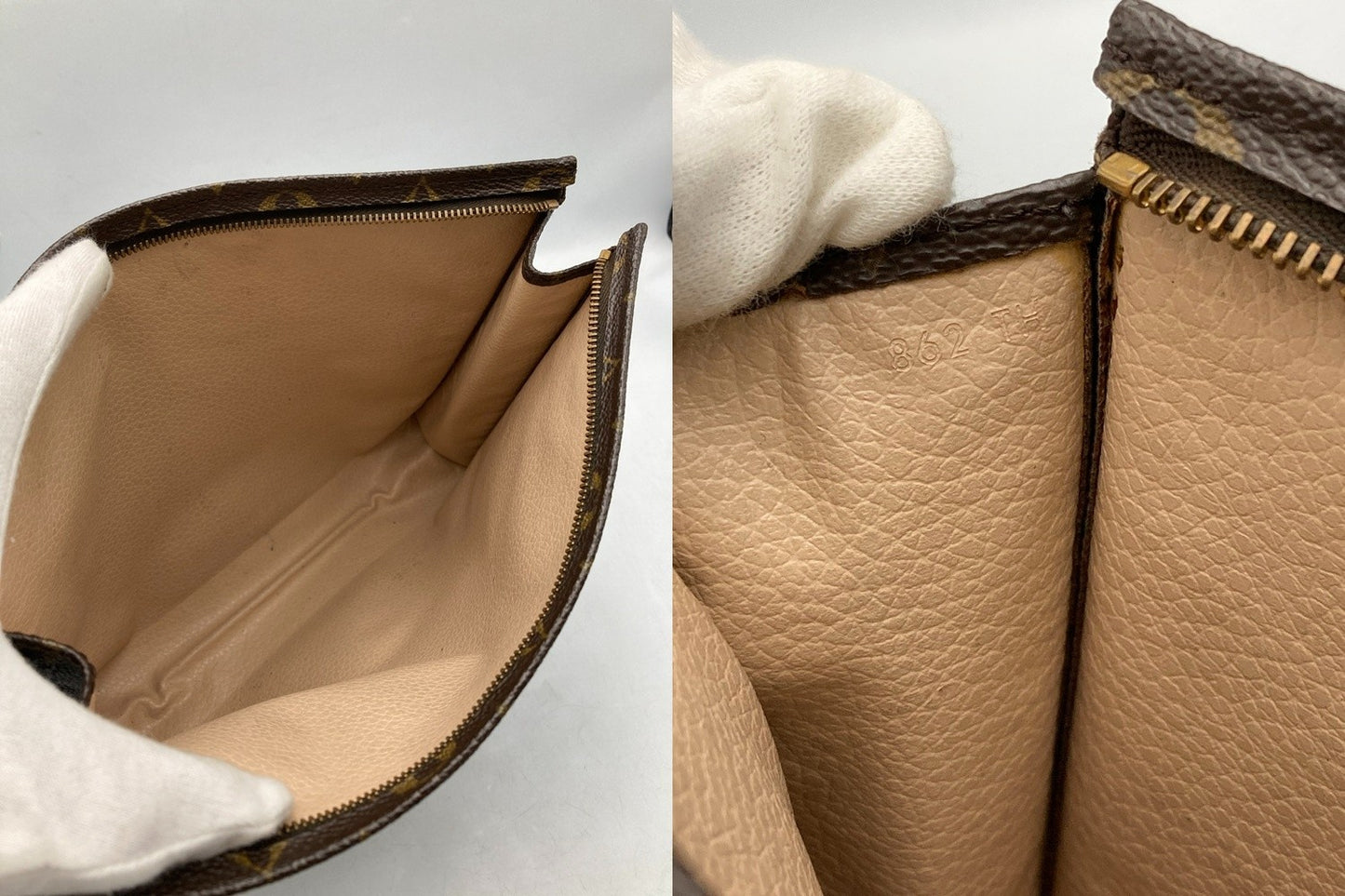LOUIS VUITTON ルイヴィトン モノグラム ポッシュ トワレット26 化粧ポーチ M47542 中古 D4