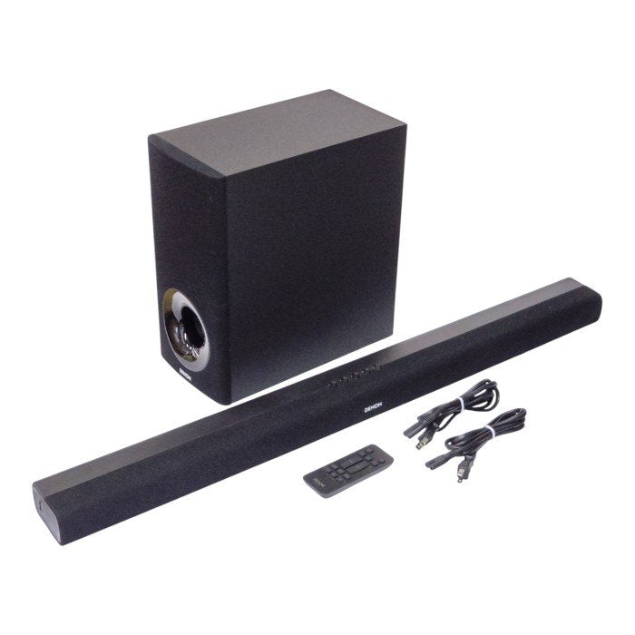 デノン Denon DHT-S316 サウンドバー ARC/Bluetooth対応/ワイヤレスサブウーファー ブラック DHT-S316K 中古 a1