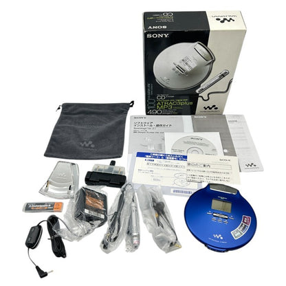 SONY ソニー CD WALKMAN ウォークマン ブルー D-NE920 ポータブル オーディオ 家電 中古 W1