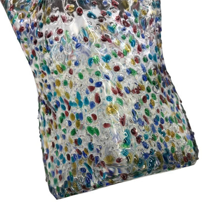 津軽びいどろ 天開 フリル花器ねぶた 花瓶 中古 Y1