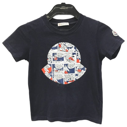 MONCLER モンクレール Tシャツ キッズ 半袖 コットン コミック柄 漫画 115cm ネイビー D19548018350 中古 T1