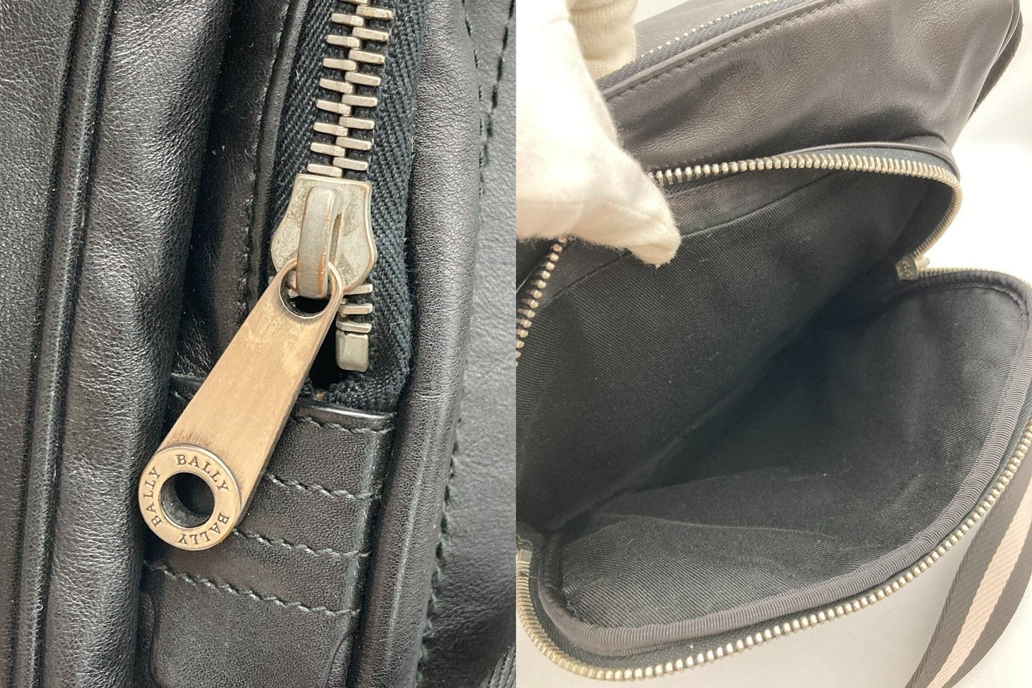 BALLY バリー レザー ショルダーバッグ 中古 D4