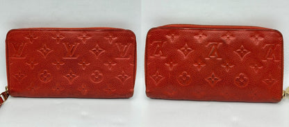 LOUIS VUITTON ルイヴィトン モノグラムアンプラント ポルトフォイユ スクレットロン オリアン M60297 中古 D4