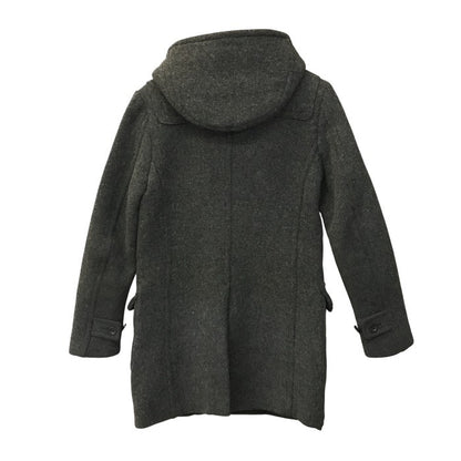 EMPORIO ARMANI エンポリオアルマーニ コート メンズ ミドル丈 ウール フード チャコールグレー Mサイズ 中古 T1