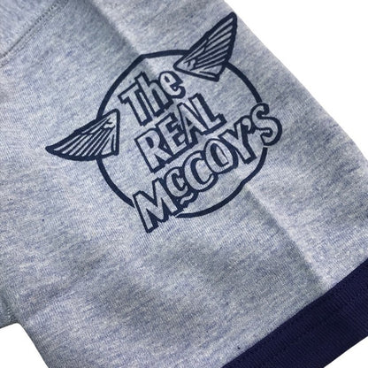 The REAL McCOY’S リアルマッコイズ Tシャツ メンズ 半袖 コットン 稲妻フェスティバル 2006 限定 イナズマ ブルー 36(S)サイズ M6100 中古 T1