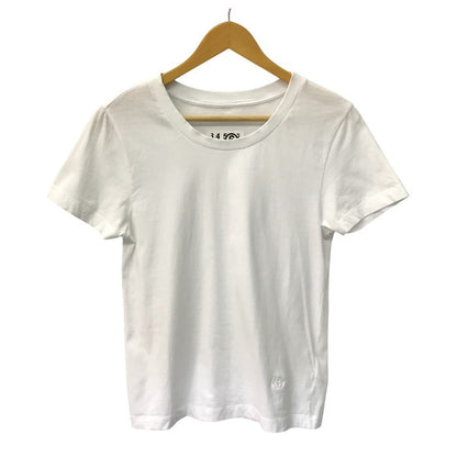 MM6 Maison Margiela Tシャツ レディース 半袖 コットン 無地 シンプル 2021 ワンポイント ホワイト Mサイズ S62GD0087 S23901 中古 T1