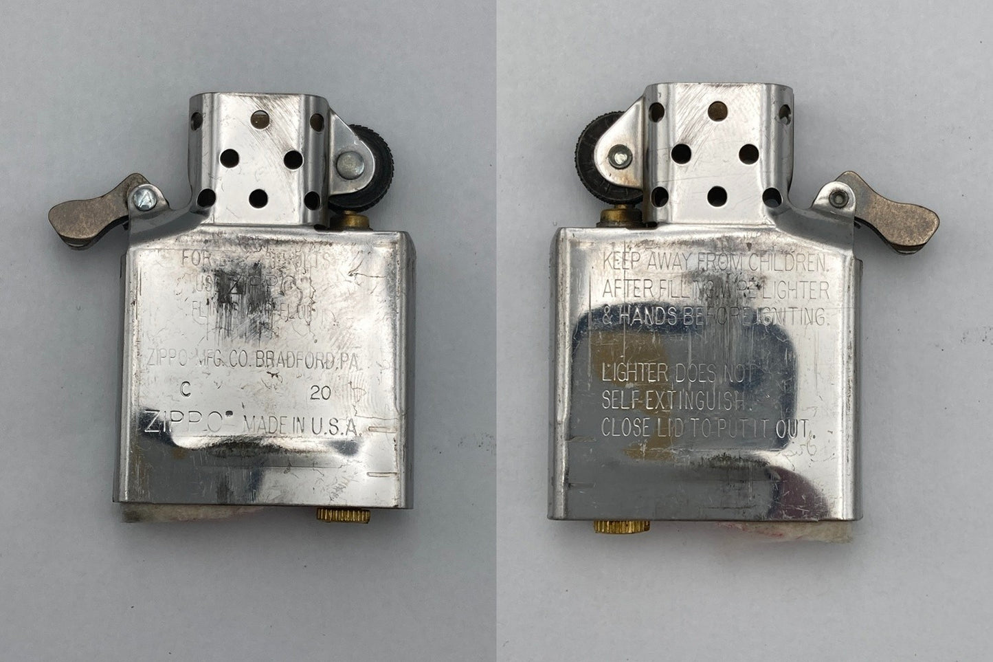 ZIPPO スパイラルアーマー ジッポーライター 中古 D4
