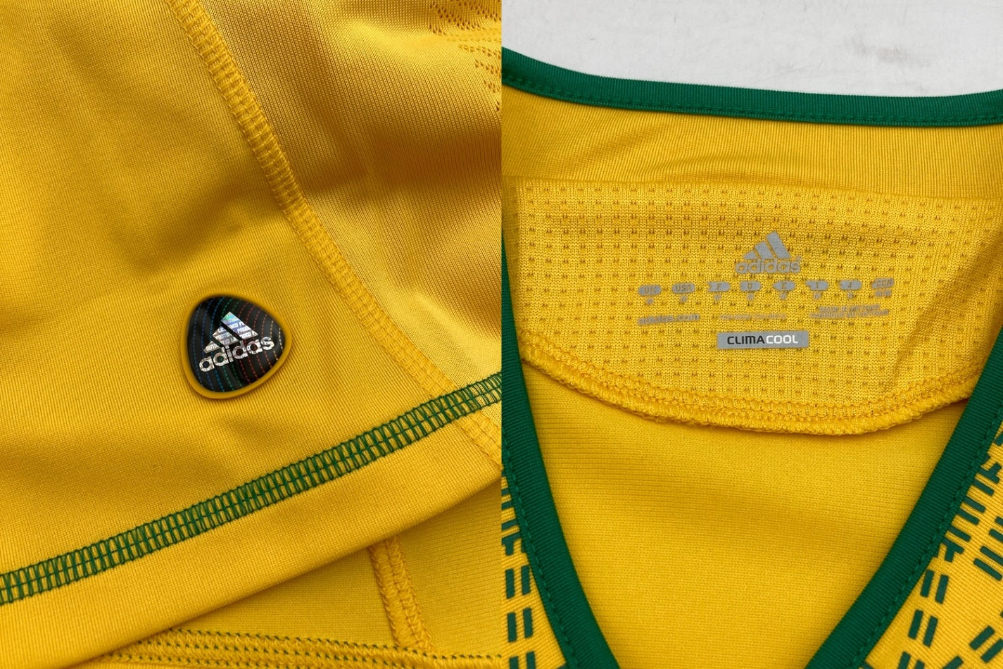 adidas アディダス 南アフリカ代表 2010 レプリカ ユニフォーム サイズ JASPO O メンズ 中古 D4