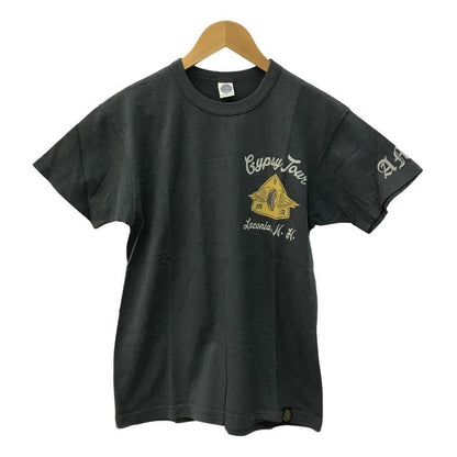 TOYS McCOY トイズマッコイ Tシャツ メンズ コットン 半袖 AMA Gypsy Tour プリント グレー Mサイズ 中古 T1