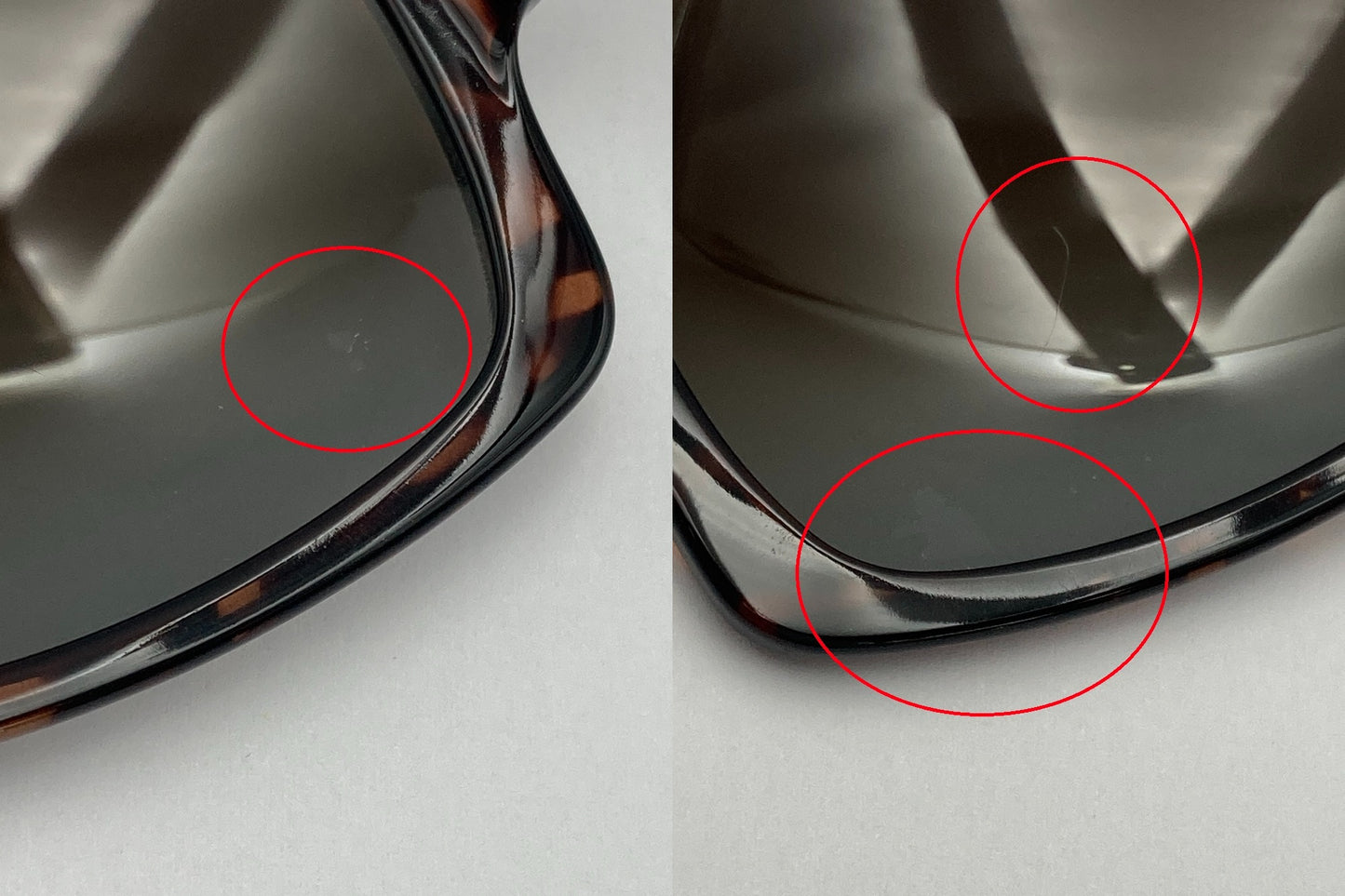 TORY BURCH トリーバーチ べっ甲柄 スクエア サングラス TY9027 中古 D4