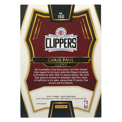 PANINI NBAカード SELECT PRIZM CHRIS PAUL LOS ANGELES CLIPPERS #152 中古 IT2
