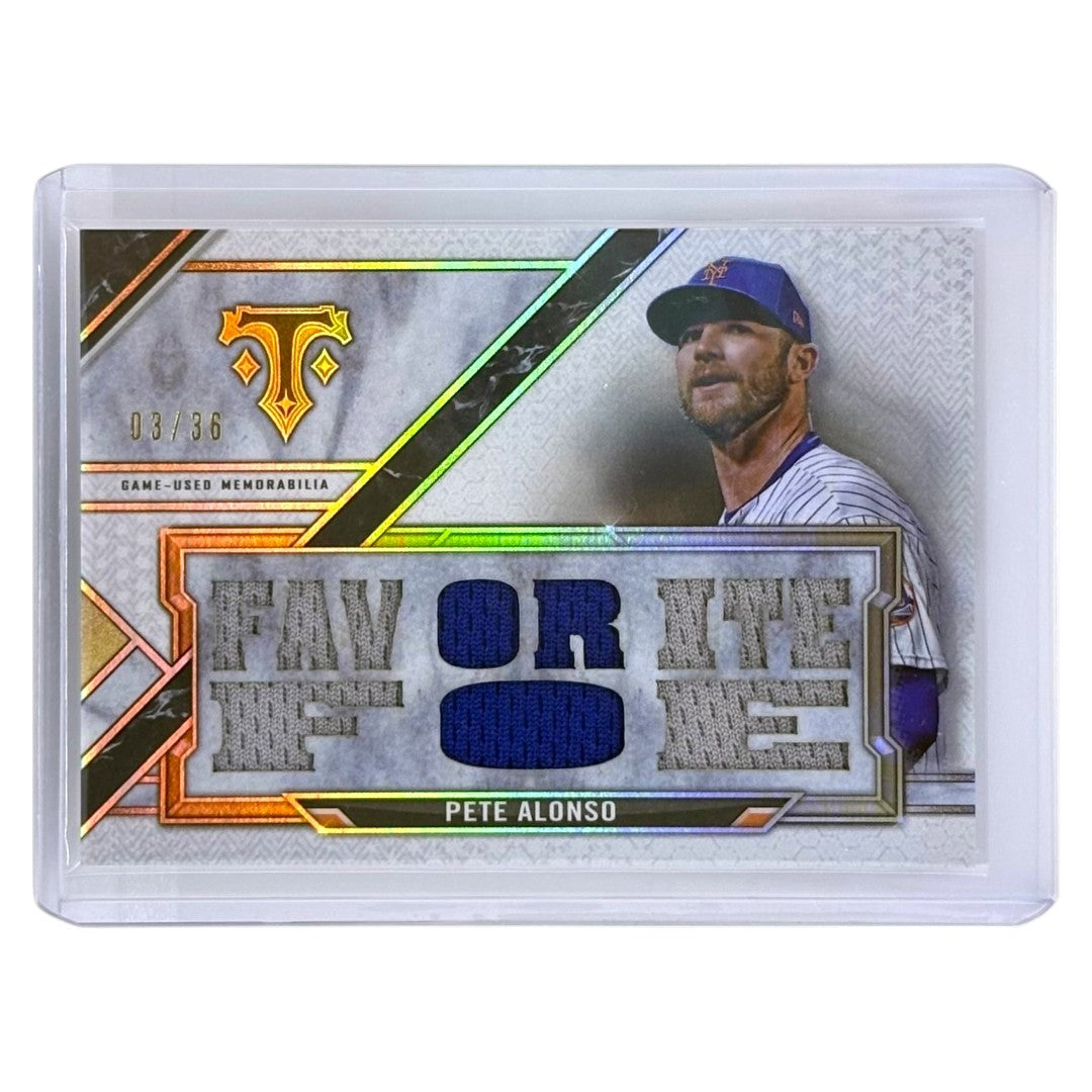 TOPPS MLBカード TRIPLE THREADS PETE ALONSO NEW YORK METS /36 #TTR-PA3 中古 IT1