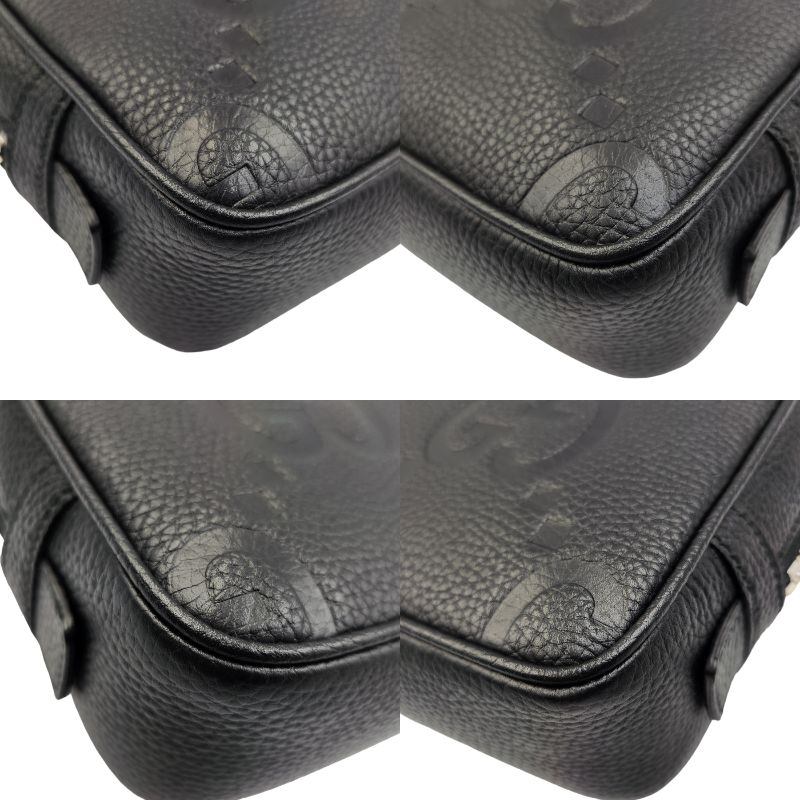 GUCCI グッチ ジャンボGG コスメティックケース レディース レザー ポーチ ブラック 766957 中古 T1