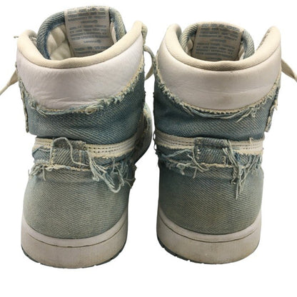 NIKE ナイキ WMNS AIR JORDAN 1 HIGH OG DENIM 26cm DM9036-104 中古 Y4