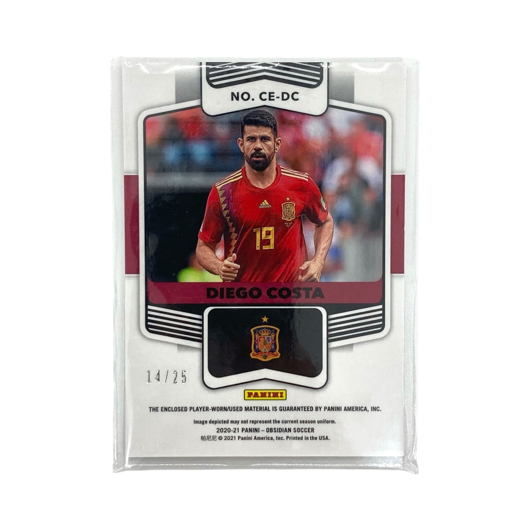 PANINI サッカーカード OBSIDIAN DIEGO COSTA SPAIN 14/25 #CE-DC 中古 IT1