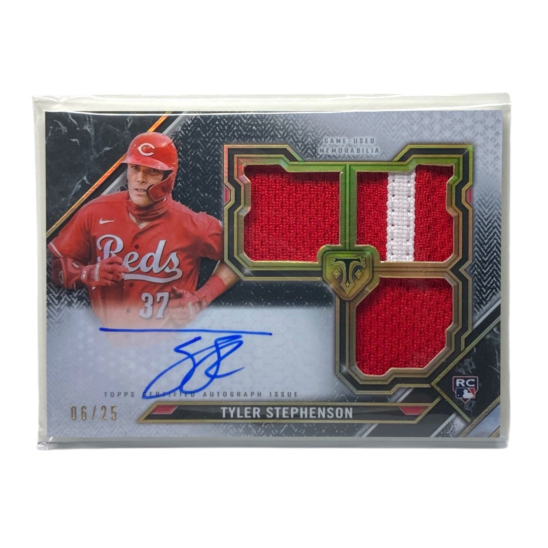 TOPPS MLBカード TRIPLE THREADS TYLER STEPHENSON REDS 06/25 #RFPAR-TST 中古 IT2