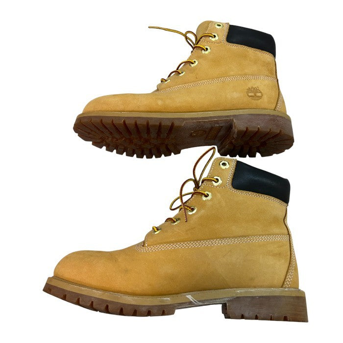 Timberland ティンバーランド 6インチ プレミアムブーツ ウィートヌバック 12909W 24.5cm 靴 シューズ レディース メンズ 中古 W1