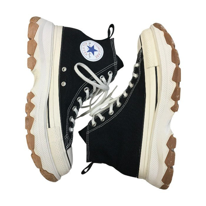 CONVERSE コンバース ALL STAR 100 TREKWAVE HI スニーカー メンズ ハイカット 厚底 オールスター 100周年 ブラック/ホワイト 27cm 1SD036 中古 T1