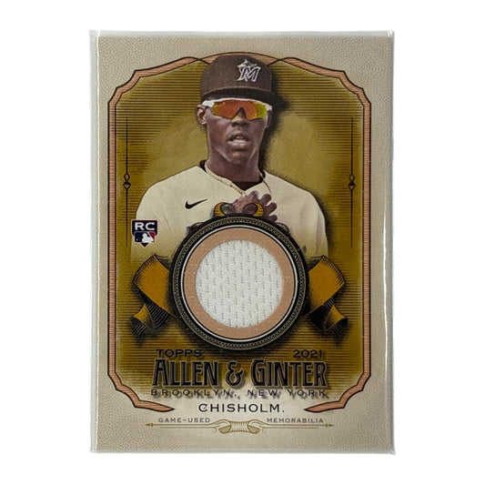 TOPPS MLBカード ALLEN & GINTER JAZZ CHISHOLM MIAMI MARLINS #AGA-JC 中古 IT1