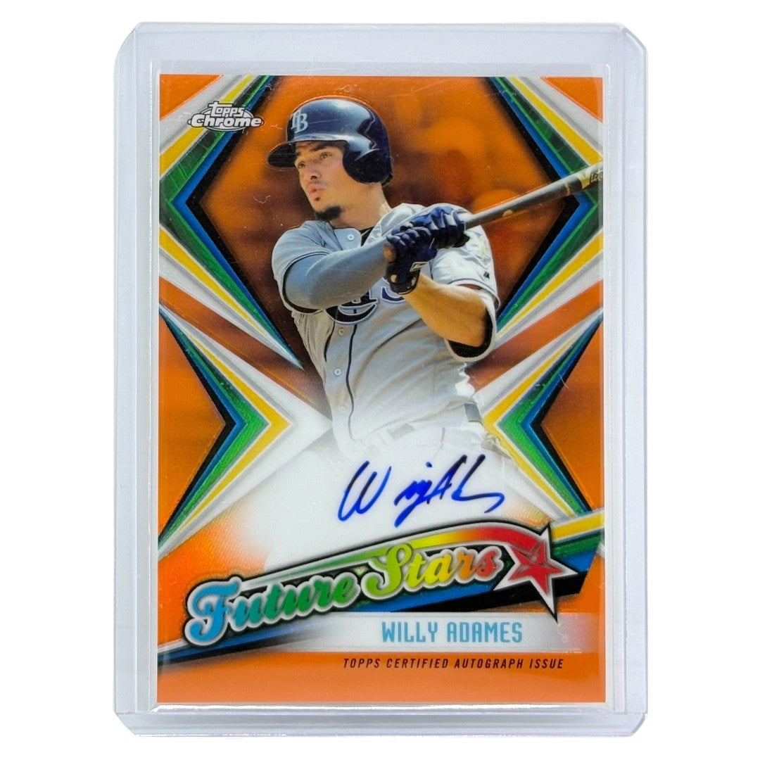 TOPPS MLBカード CHROME WILLY ADAMES TAMPA BAY RAYS /25 #FSA-WA 中古 IT1
