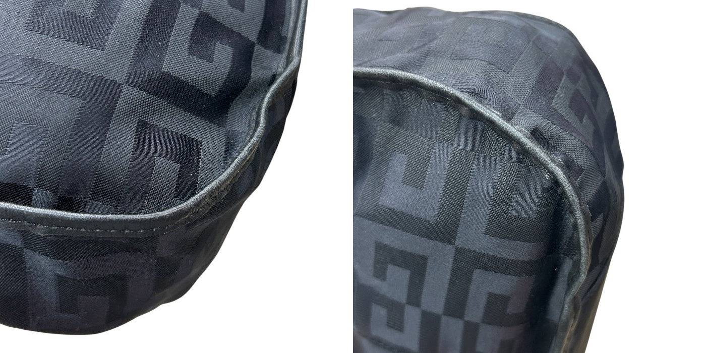 GIVENCHY ジバンシー 4ｇ ワンショルダー バッグ 鞄 ハンドバッグ 小さめ ミニ レディース ブラック 総柄 中古 W４