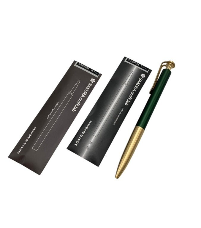 SAKURAcraft_lab サクラクラフトラボ 008 ノック式 ゲルインキボールペン 中古 D4