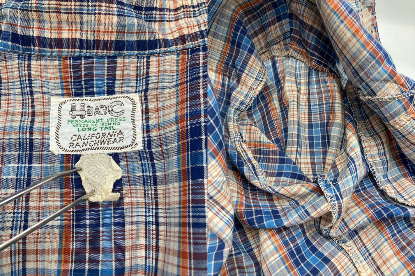 H BAR C エイチバーシー ウエスタンシャツ 中古 D4