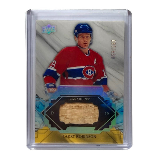 UPPER DECK NHLカード ENGRAINED LARRY ROBINSON CANADIENS 029/100 #R-LR 中古 IT2