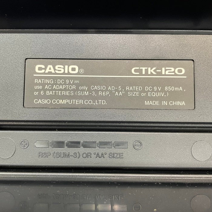 CASIO 電子キーボード CTK-120 中古 49鍵 練習 入門 R4