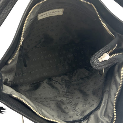 SALON DE ALFURD サロンドアルフォード レザー ２WAYバッグ 本革 ショルダー レディース ブラック 日本製 おしゃれ 中古 W４