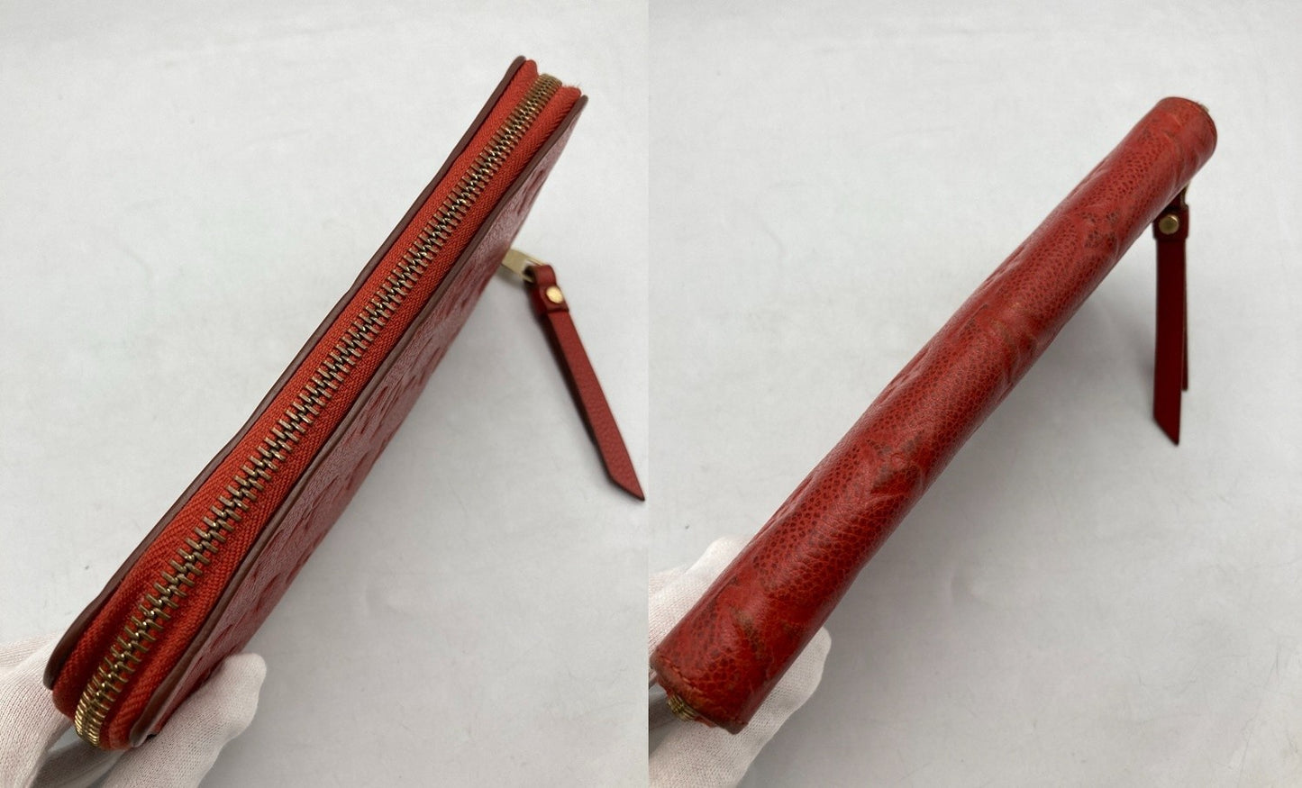 LOUIS VUITTON ルイヴィトン モノグラムアンプラント ポルトフォイユ スクレットロン オリアン M60297 中古 D4