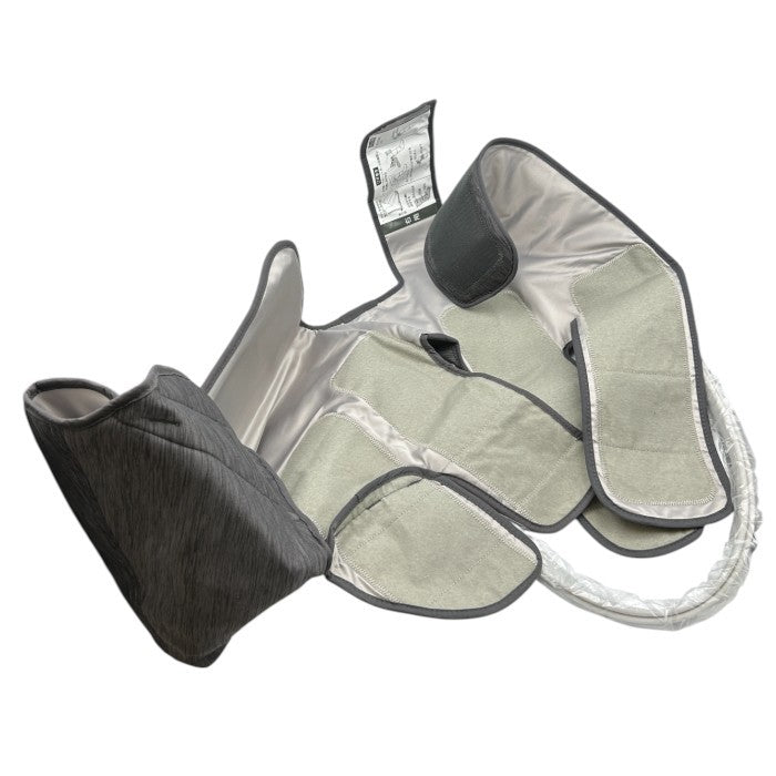 パナソニック エアーマッサージャー レッグリフレ ひざ/太もも巻き対応 温感機能搭載 ダークグレー EW-CRA99-H 医療機器認証番号：231AHBZX00012000 Panasonic マッサージ機 家電 脚 中古 W1