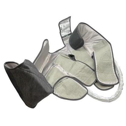 パナソニック エアーマッサージャー レッグリフレ ひざ/太もも巻き対応 温感機能搭載 ダークグレー EW-CRA99-H 医療機器認証番号：231AHBZX00012000 Panasonic マッサージ機 家電 脚 中古 W1