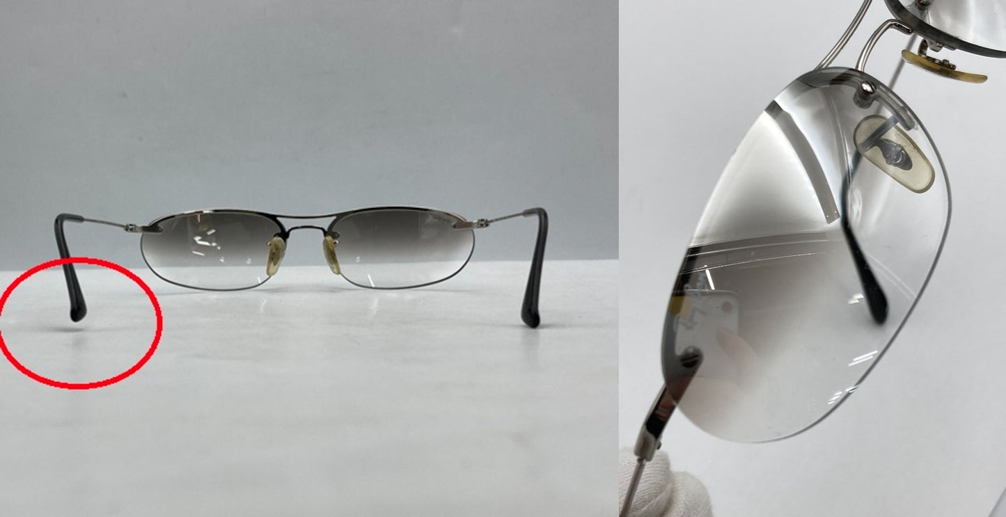 Ray Ban レイバン サングラス TOP PANDE RB3182 メンズ 中古 D4