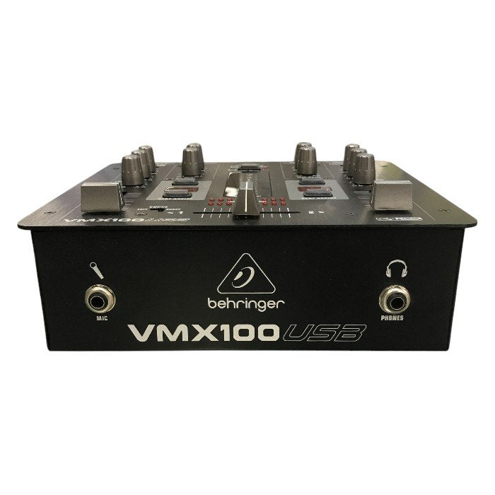 BEHRINGER ベリンガー PRO MIXER DJミキサー ブラック 2ch MC ボーカル USB/オーディオインターフェース VMX100USB 中古 T1