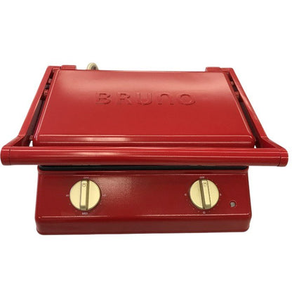 BRUNO(ブルーノ)  グリルサンドメーカー ダブル レッド BOE084-RD 中古 Y1