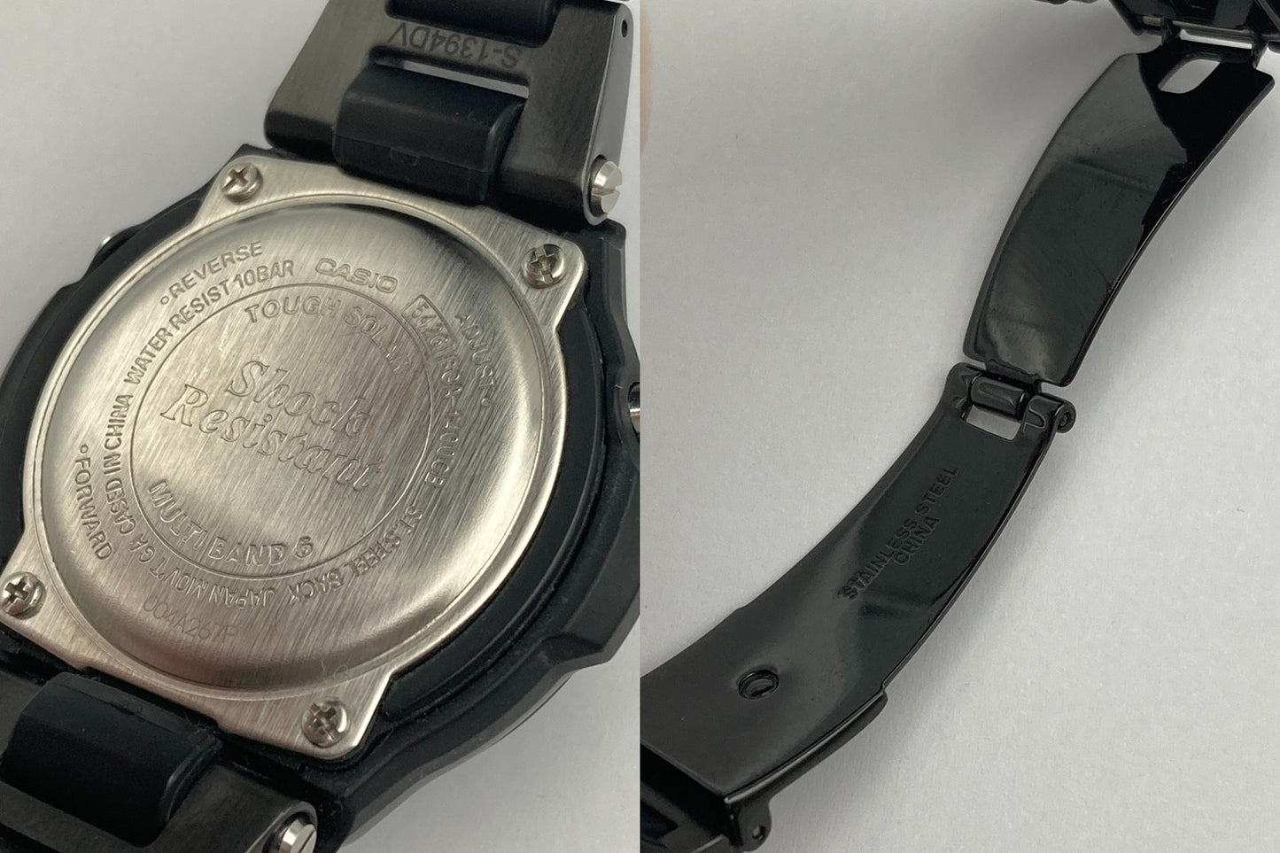 [カシオ] 腕時計 ベビージー Tripper (トリッパー) コンポジットデザインモデル 電波ソーラー BGA-1400CB-1BJF 中古 D4