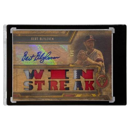 TOPPS MLBカード TRIPLE THREADS BERT BLYLEVEN CALIFORNIA ANGELS 1/1 #TTAR-BB2 中古 IT1