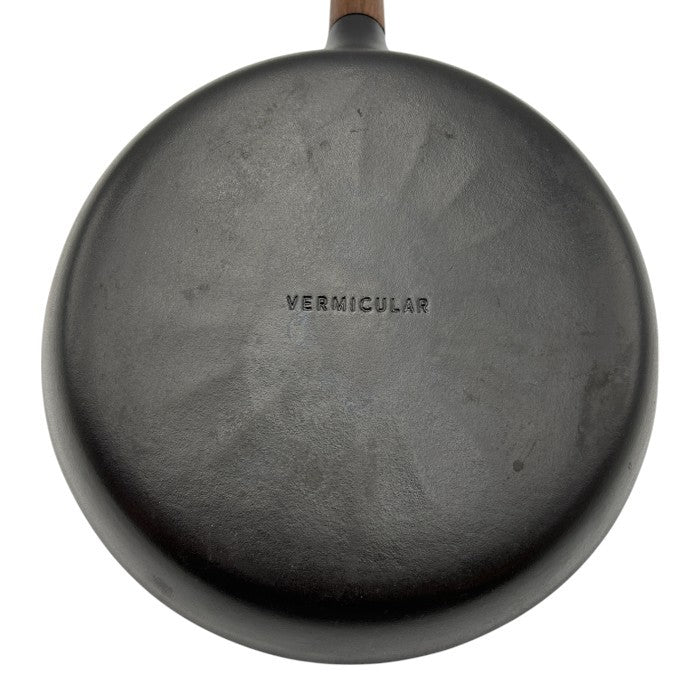 VERMICULAR バーミキュラ 26cm 蓋付 フライパン 調理器具 鋳鉄ホーロー レシピ付 中古 W４