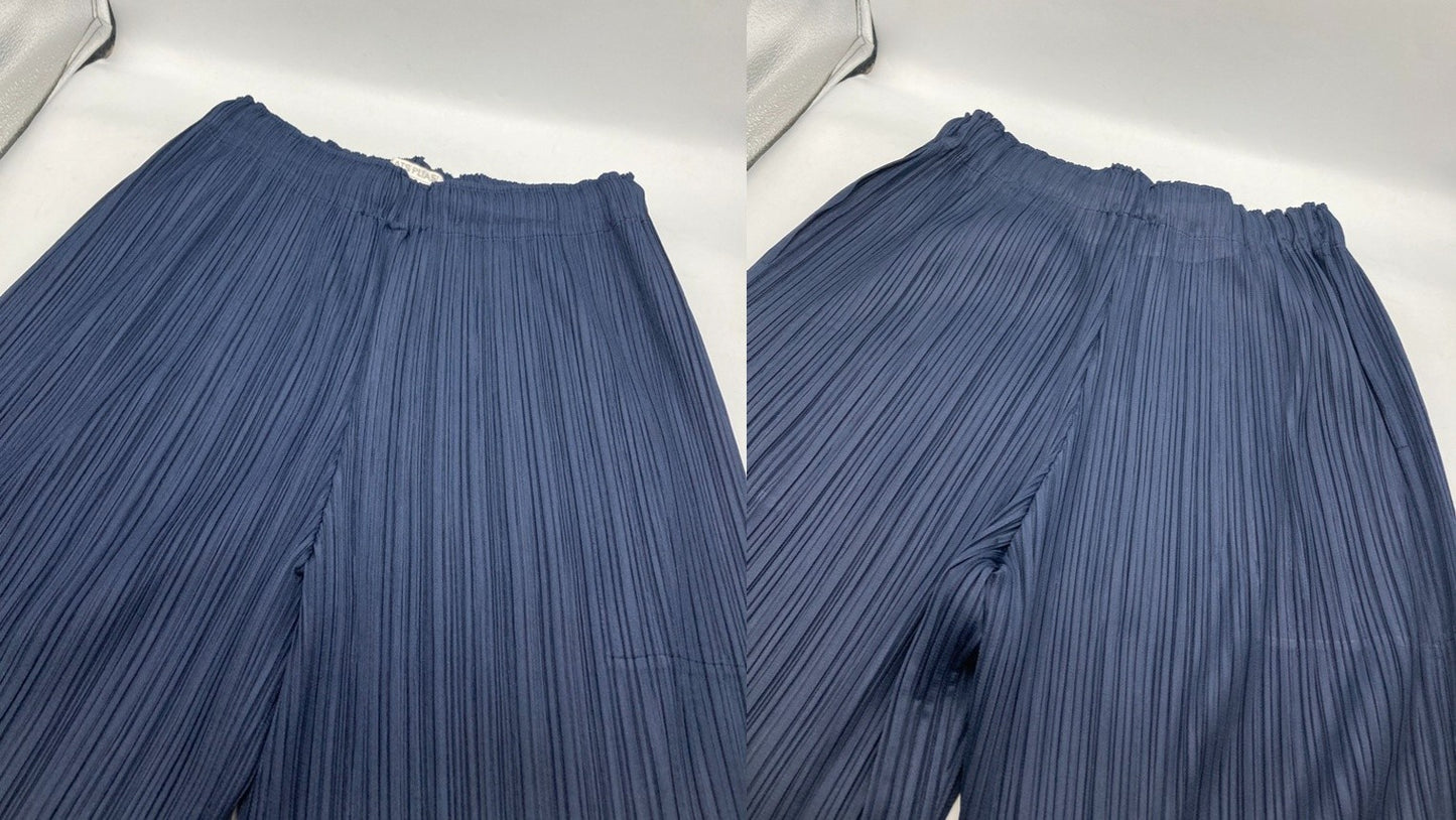 PLEATS PLEASE プリーツプリーズ イッセイミヤケ イージーパンツ サイズ2 レディース 中古 D4