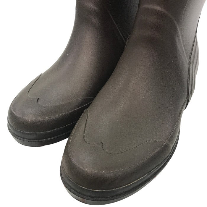 AIGLE エーグル レインブーツ 23.5cm ブラウン 37サイズ 中古 Y1
