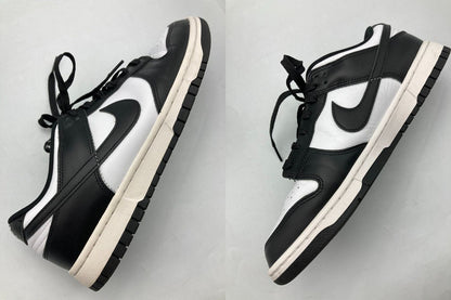 Nike Dunk Low Retro ナイキ ダンク ロー レトロ ホワイト/ブラック スニーカー DD1391-100 サイズ27.5cm 中古 D4