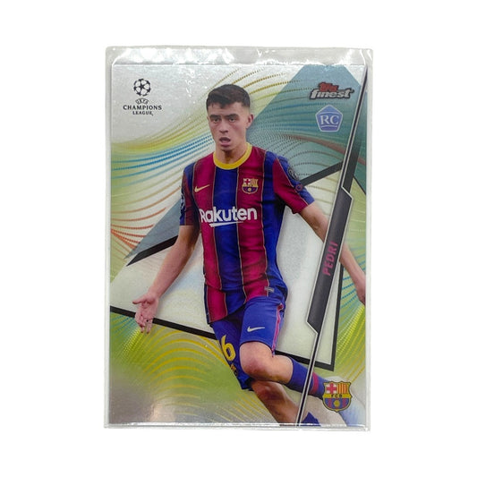 TOPPS サッカーカード FINEST PEDRI BARCELONA #36 中古 IT1