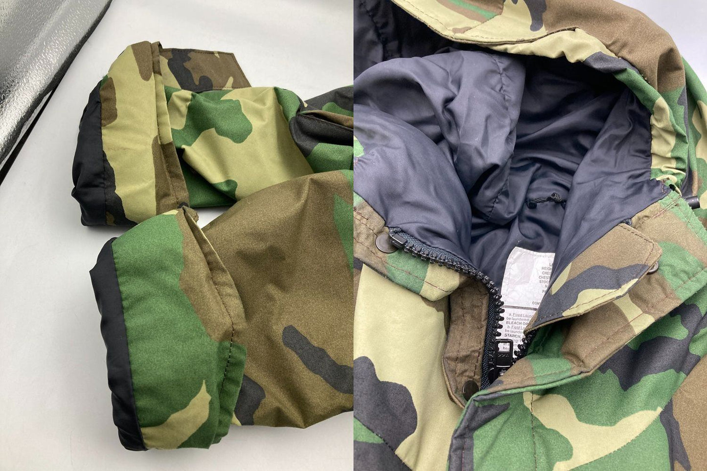 SPIEWAK スピワック コールドウェザーパーカー 576D カモフラージュ ラージサイズ 中古 D4