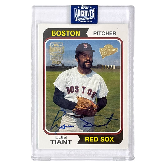 未開封品 TOPPS MLBカード ALL-TIME FAN FAVORITES LUIS TIANT BOSTON RED SOX /20 #54 中古 IT1