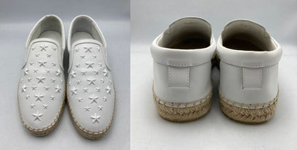 JIMMY CHOO ジミーチュウ エスパドリーユ  スタースタッズ スリッポン 191VLAD ENL サイズ41 中古 D4