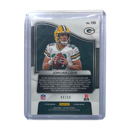 PANINI NFLカード SPECTRA PRIZM JORDAN LOVE PACKERS /60 #139 中古 IT2