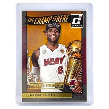 PANINI NBAカード DONRUSS PRESS PROOF LEBRON JAMES HEAT #1 中古 IT1