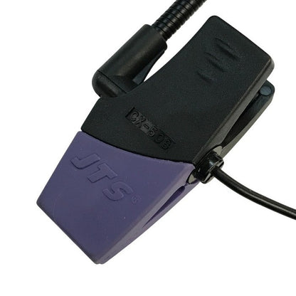 JTS 管楽器用 コンデンサーマイク ブラック ショックマウント構造 クリップ一体型 フレキシブル CX-508 中古 1