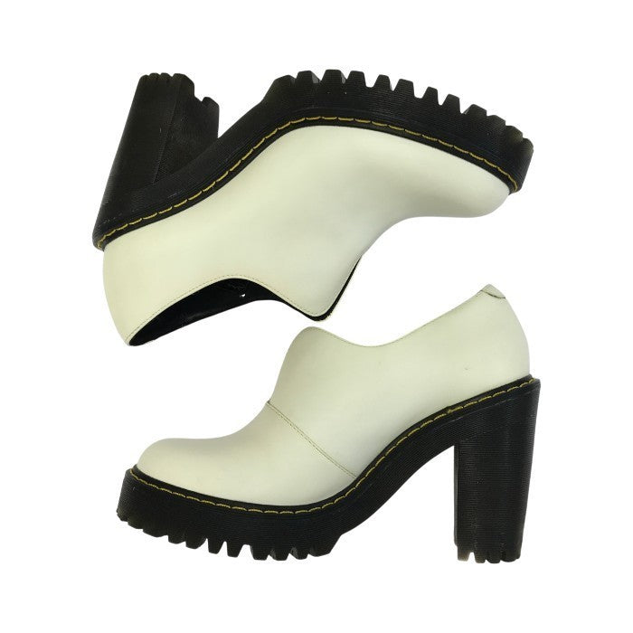 Dr.Martens ドクターマーチン CORDELIA ショートブーツ レディース レザー ヒール ブーティ ホワイト UK4 中古 T1